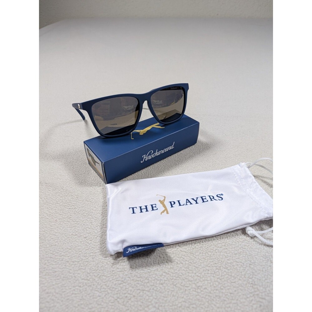 Knockaround The Players Championship TPC Golf Sunglasses Black Yellow Polarized